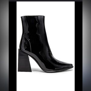 JEFFREY CAMPBELL LA Siren Bootie in black patent